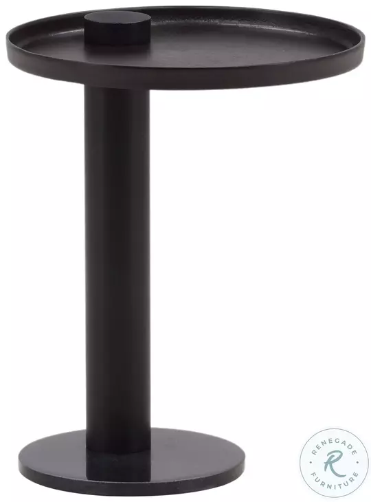 Yar Black And Bronze End Table