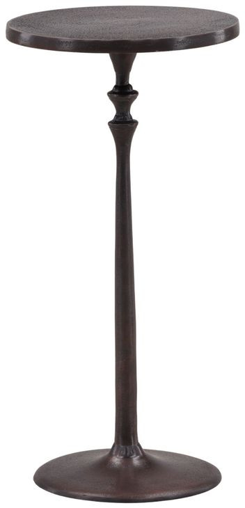 Tanner Bronze Round Side Table