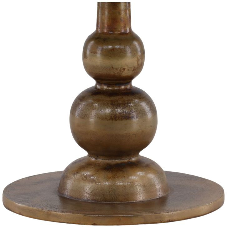 Ansari Brass 35" Round Bistro Table