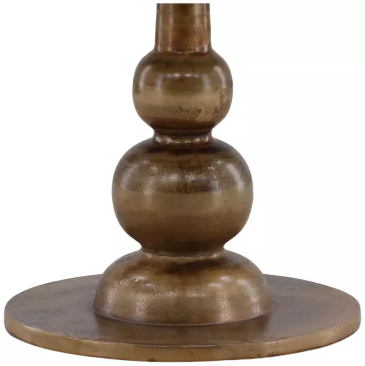 Ansari Brass 35" Round Bistro Table