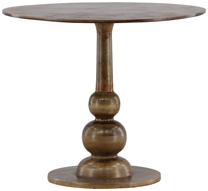 Ansari Brass 35" Round Bistro Table