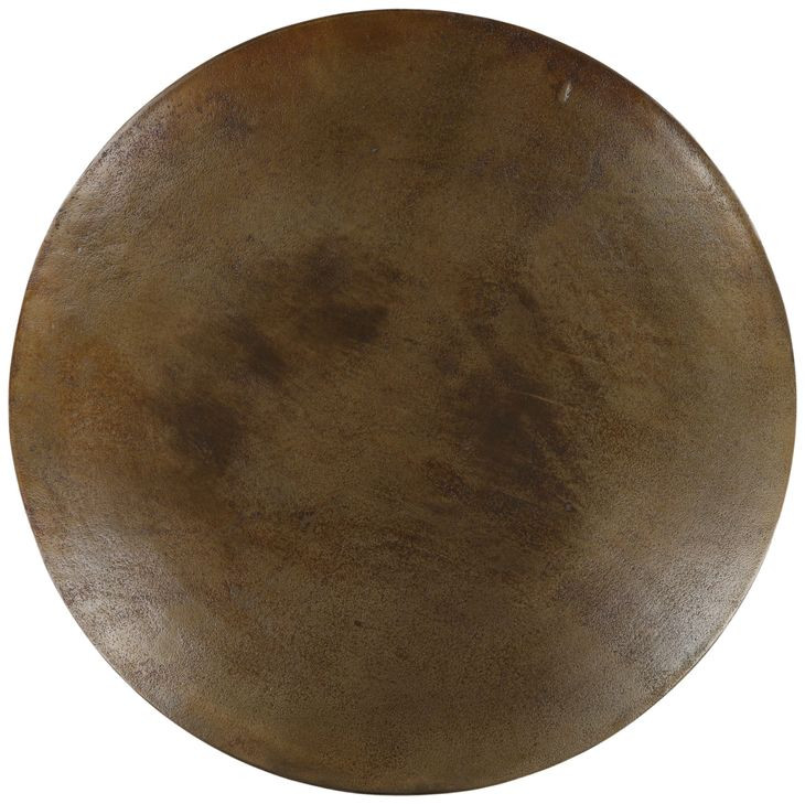 Ansari Brass 35" Round Bistro Table