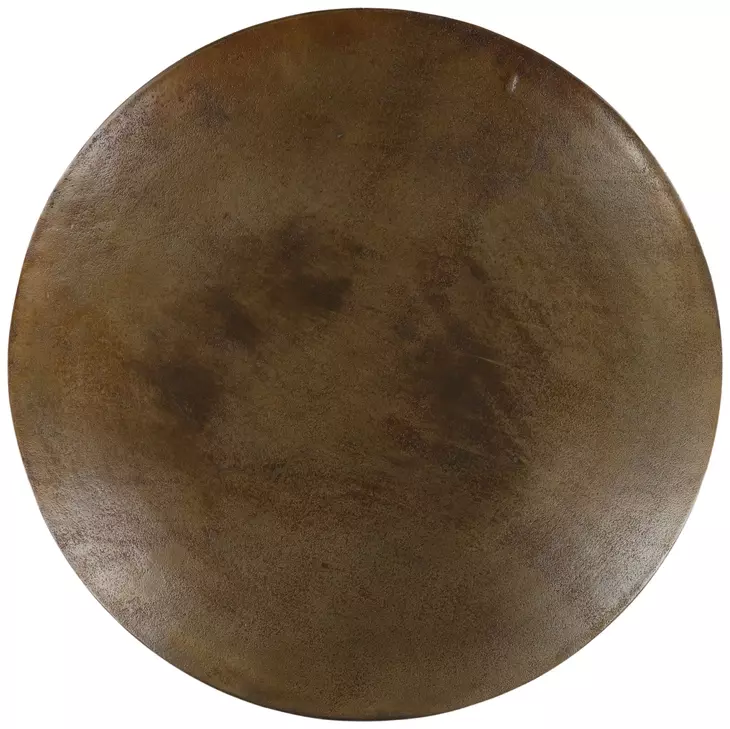 Ansari Brass 35" Round Bistro Table