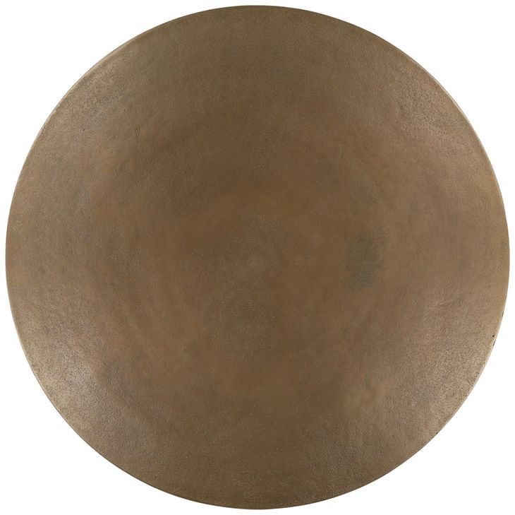Brema Antique Brass 32" Round Bistro Table