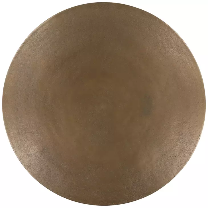 Brema Antique Brass 32" Round Bistro Table