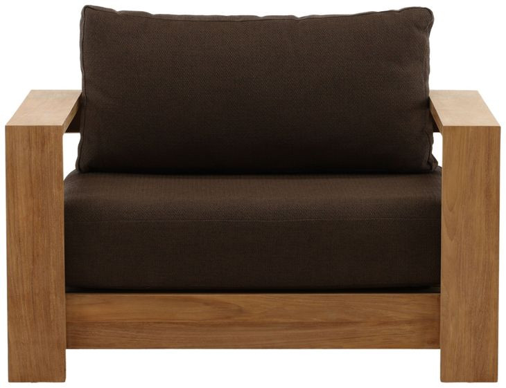 Naya Woolacombe Chocolate Upholstered Outdoor Sofa Chair