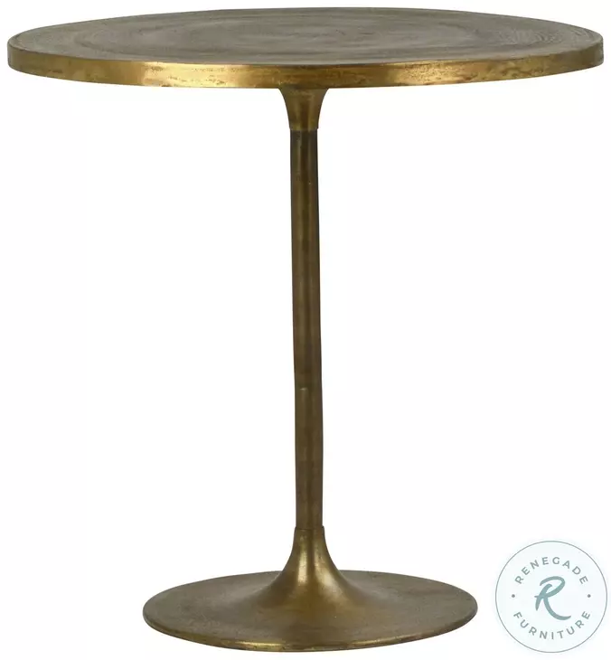 Hevi Antique Brass Bistro Table