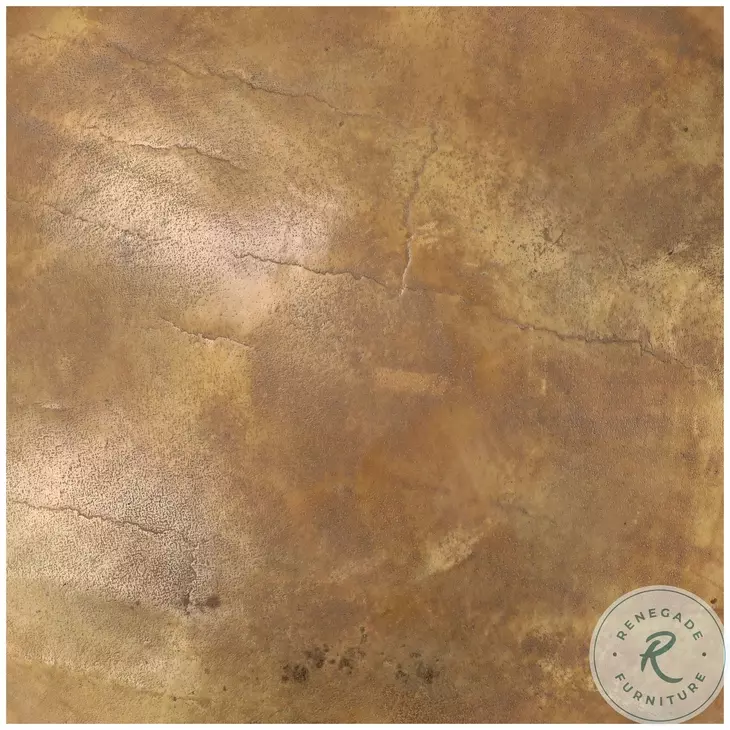 Isa Antique Brass Coffee Table