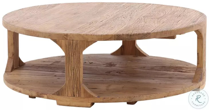 Emi Natural Wood Sealed 48" Coffee Table