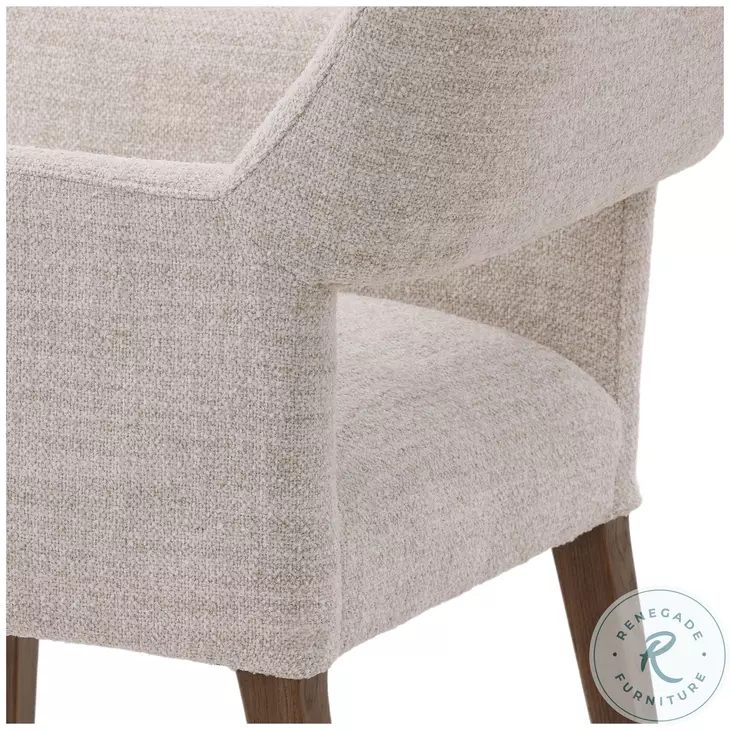 Booke Cream And Dark Natural Dining Chair