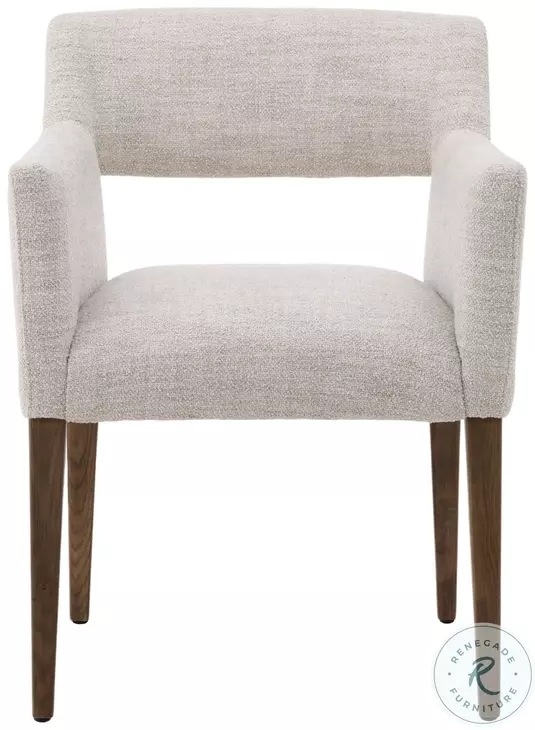 Booke Cream And Dark Natural Dining Chair
