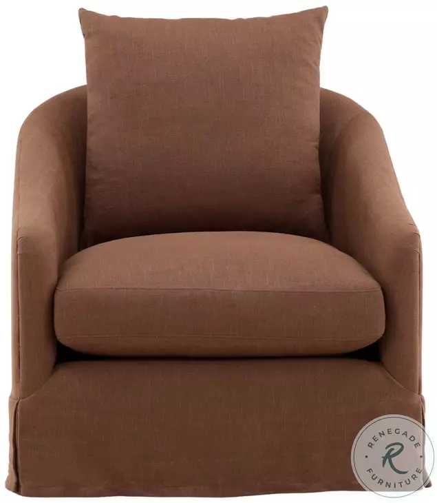 Laur Siena Coffee Swivel Chair