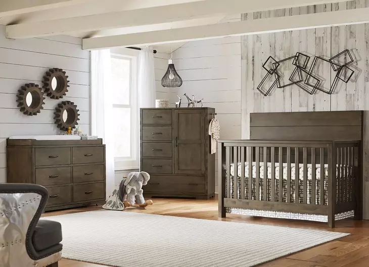 Dovetail Graphite 5 Drawer Chifferobe