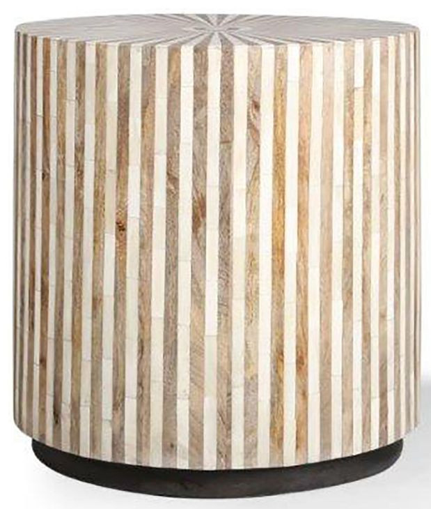 Crossings Downtown Amber Round End Table