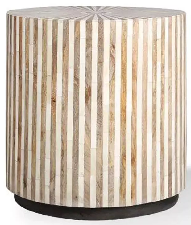 Crossings Downtown Amber Round End Table