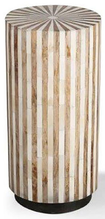 Crossings Downtown Amber Round Chairside Table