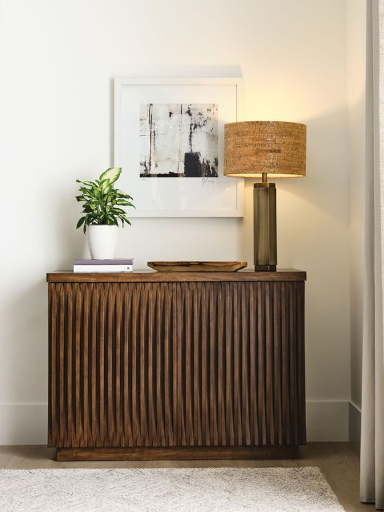 Hidden Treasures Medium Stain 2 Drawer Accent Chest