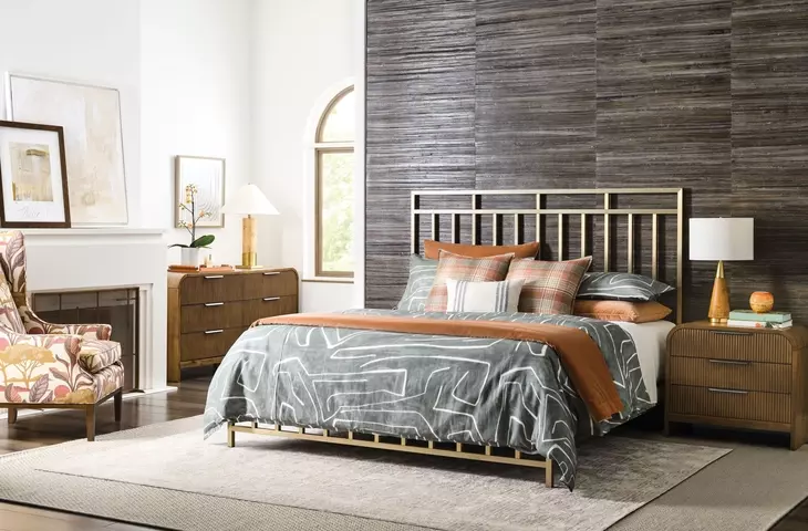 Hidden Treasures Adele Medium Stain 6 Drawer Dresser