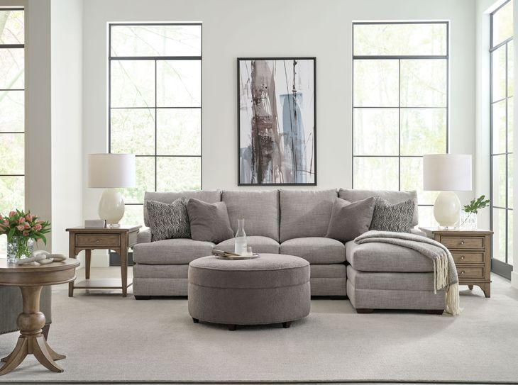 Beatrix Latte Rectangular End Table with 1 Drawer