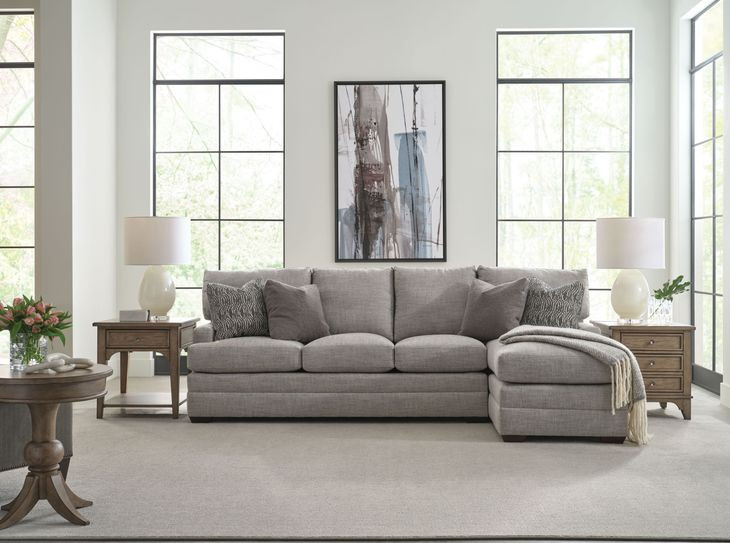 Beatrix Latte Rectangular End Table with 1 Drawer