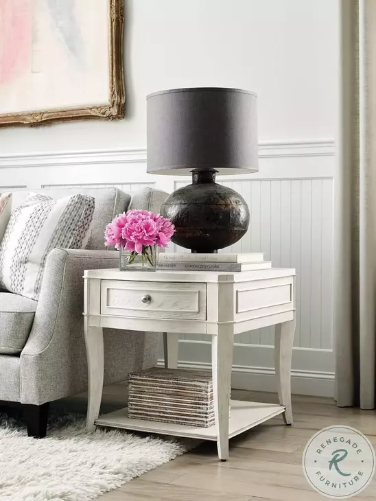 Solace Mirabel Eggshell Drawer End Table