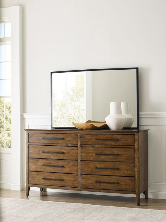 Abode Schafer Medium Stain Rectangular Dresser Mirror