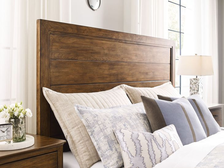 Schafer Warm Brunette California King Panel Bed