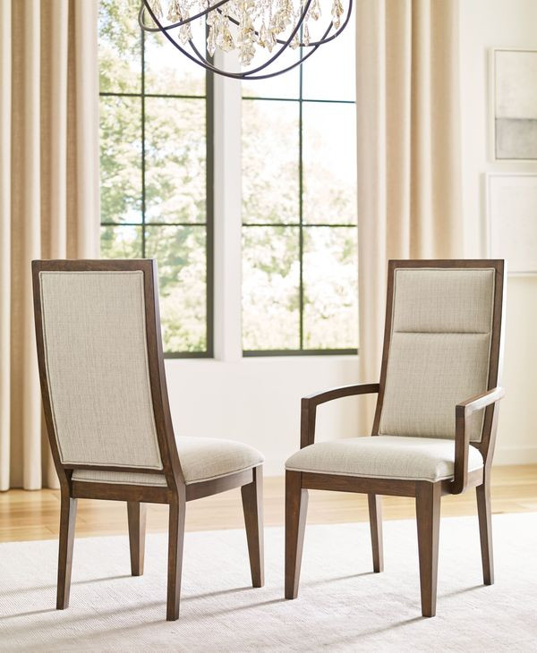 Abode Doyle Beige Upholstered Arm Chair