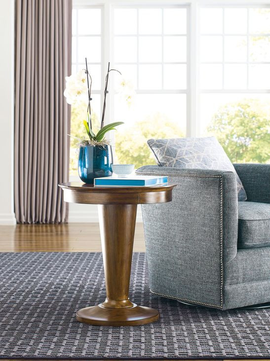 Abode Lyon Medium Stain Round End Table