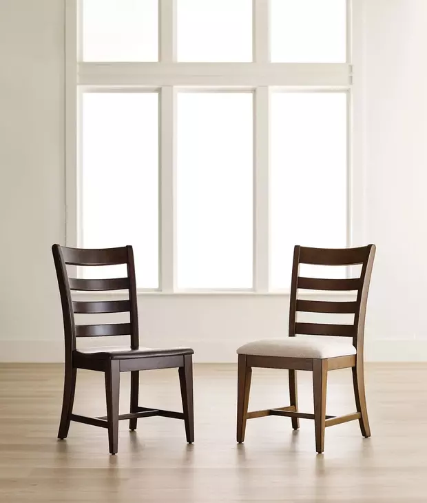 Kafe Brown Performance Fabric Dining Chair