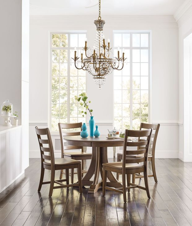 Kafe Brown Performance Fabric Dining Chair