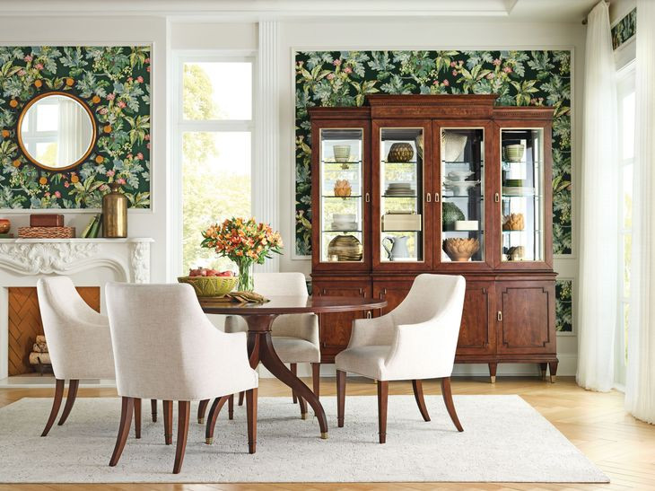 Meyers Medium Stain 60" Round Dining Table