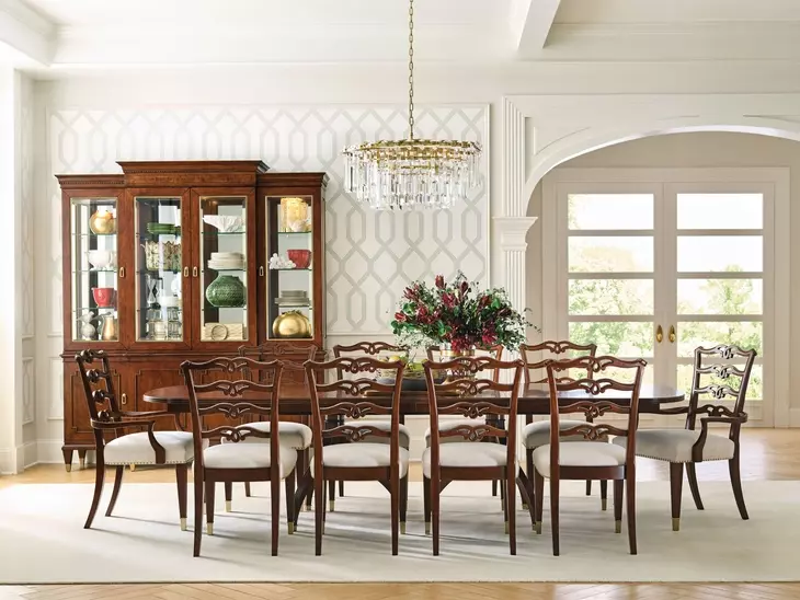 Bartley Cream Upholstered Arm Chair with Nailhead Trim from