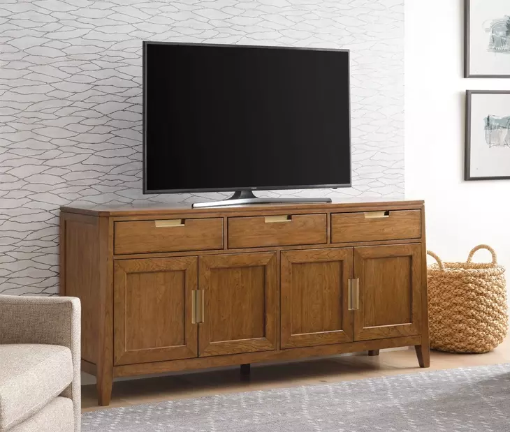 Aspire Strata Brown 74" TV Stand