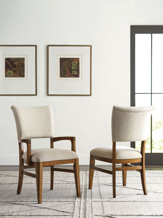 Aspire Contour Cream Upholstered Arm Chair