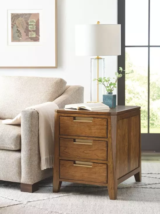 Aspire Profile Brown 3 Drawer Chest