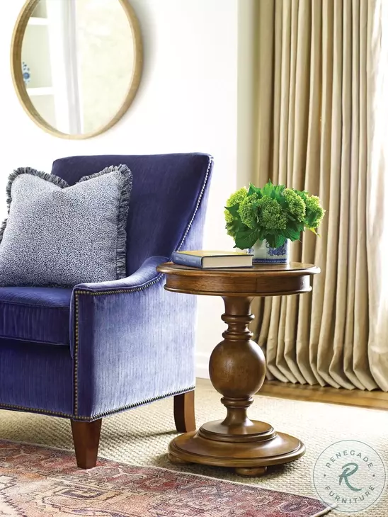 Ashford Hampton Cognac Round End Table