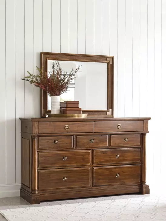 Bridgetown Heritage Maple Rectangular Dresser Mirror