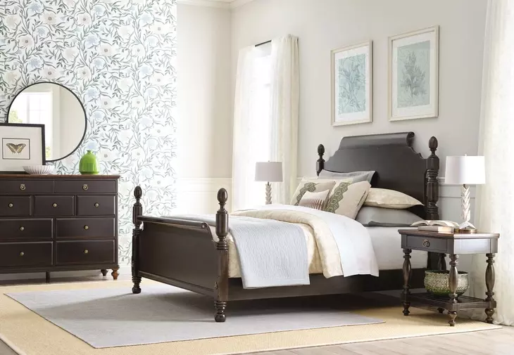 Brighton Black California King Poster Bed