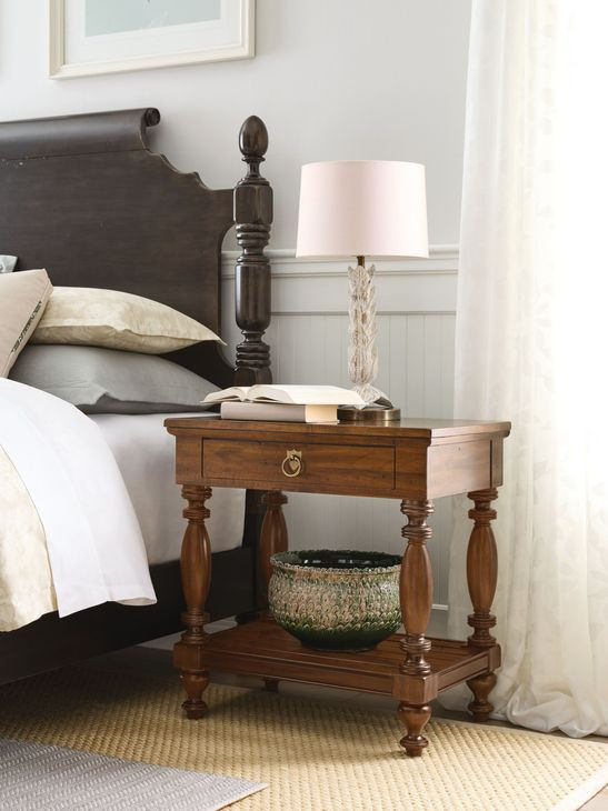 Warren Heritage Maple Bedside Table with 1 Drawer