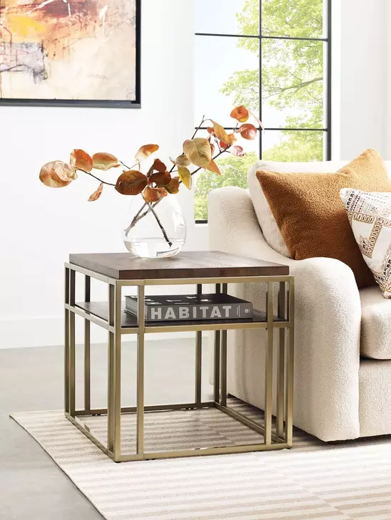 Brighton-Acquisitions Brighton Medium Stain Rectangular End Table