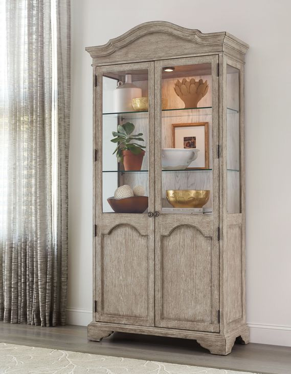 Cambric Breve 2 Door Display Cabinet with LED