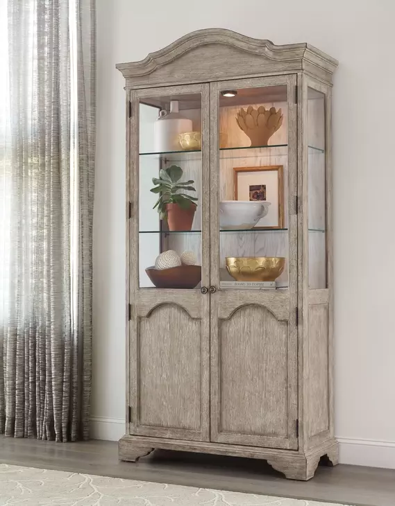 Cambric Breve 2 Door Display Cabinet with LED