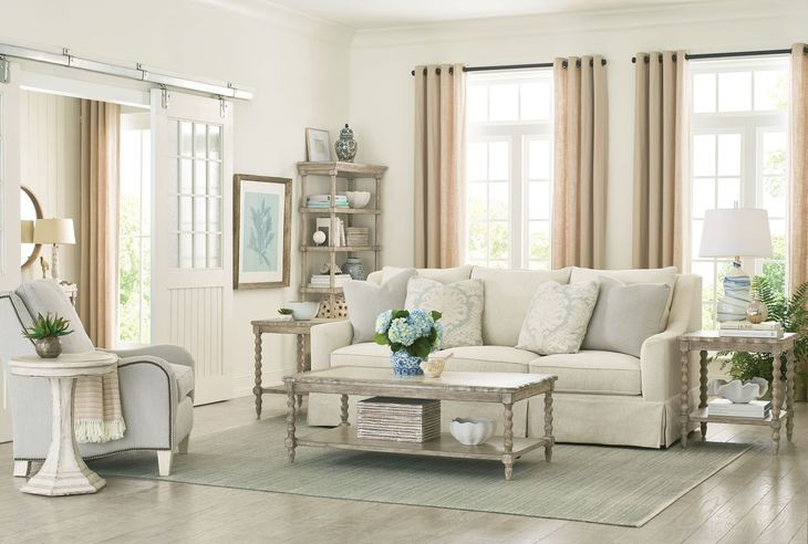 Batiste Creme Breve Occasional Table Set