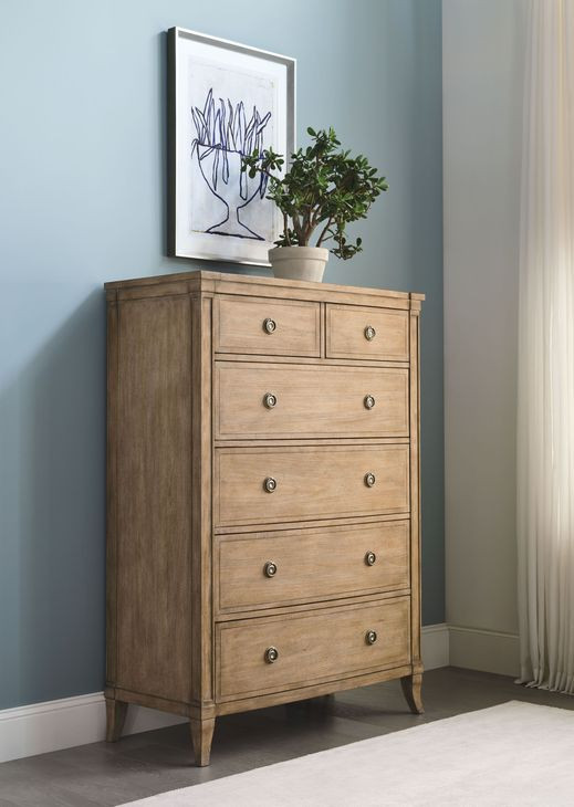 Chastain Caramel 6 Drawer Chest