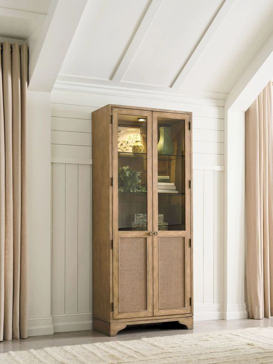 Chastain Carmel Bookcase with LED