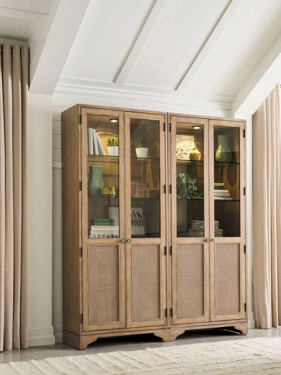 Chastain Carmel Bookcase with LED