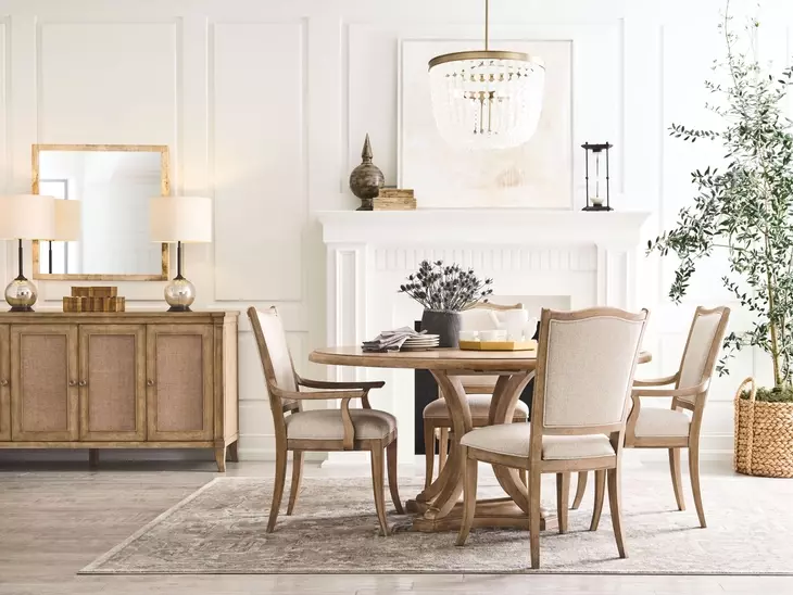 Weybridge Beige Upholstered Arm Chair