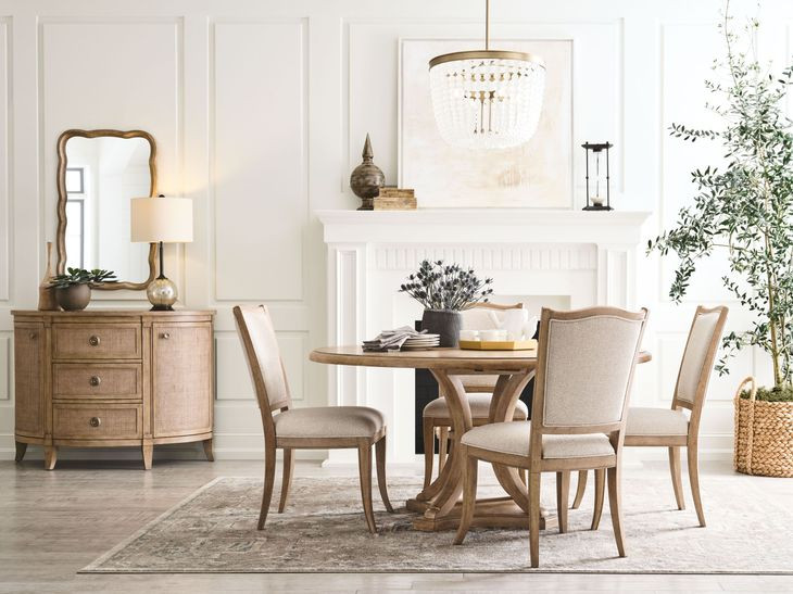 Weybridge Beige Upholstered Side Chair