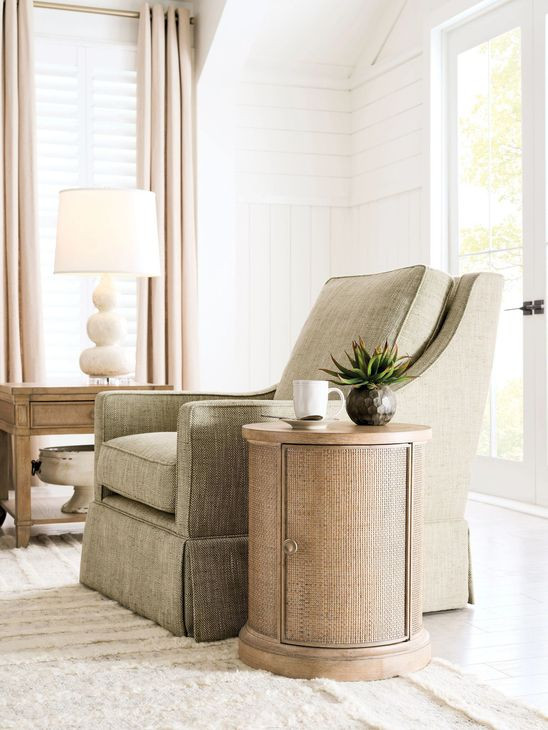 Chastain Caramel Round Accent Table